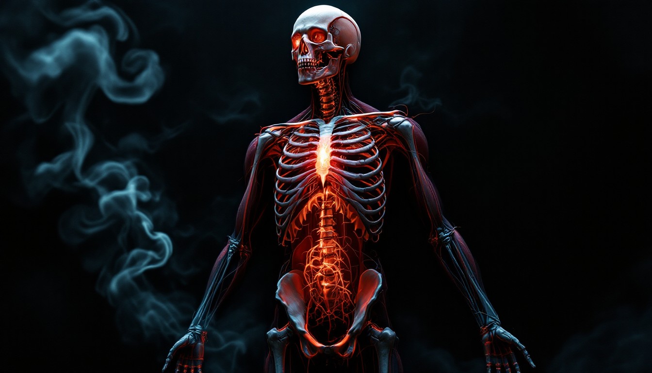 Gothic Injuries Free Skeletal Gothic Study Photo - Gothic, Anatomy, Skeleton | Download ...