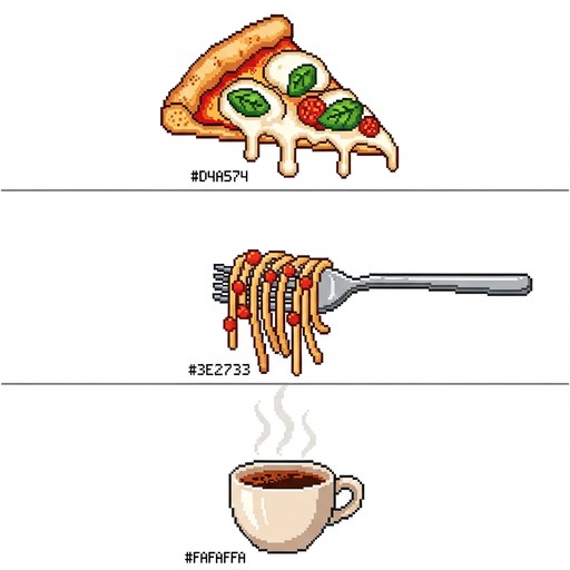 Free Italian Food Pixels Image - Pixel, Art, Italian | Download at ...
