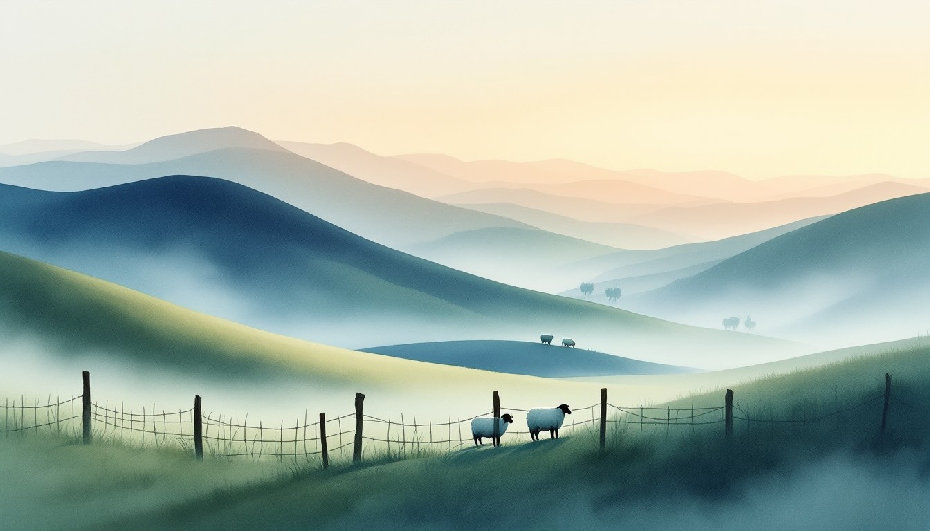Free Misty Morning Meadow Image - Pastoral, Dawn, Misty | Download at ...