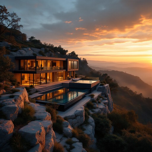 Free Luxurious Hilltop Sanctuary Image - Mansion, Villa, Luxury ...