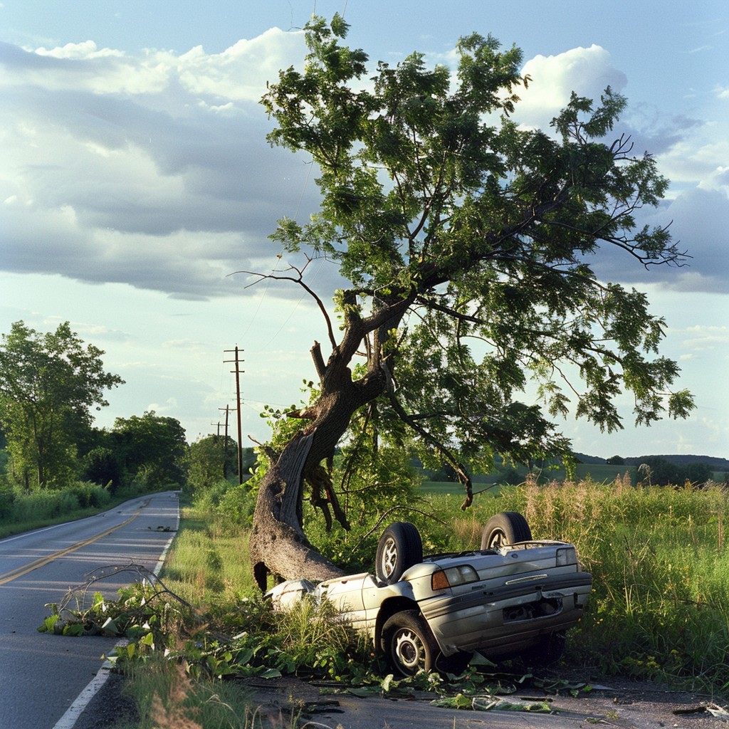Rally Hit Tree Free Car Hits Tree Image - Accident, Tree, Car | Download at StockCake