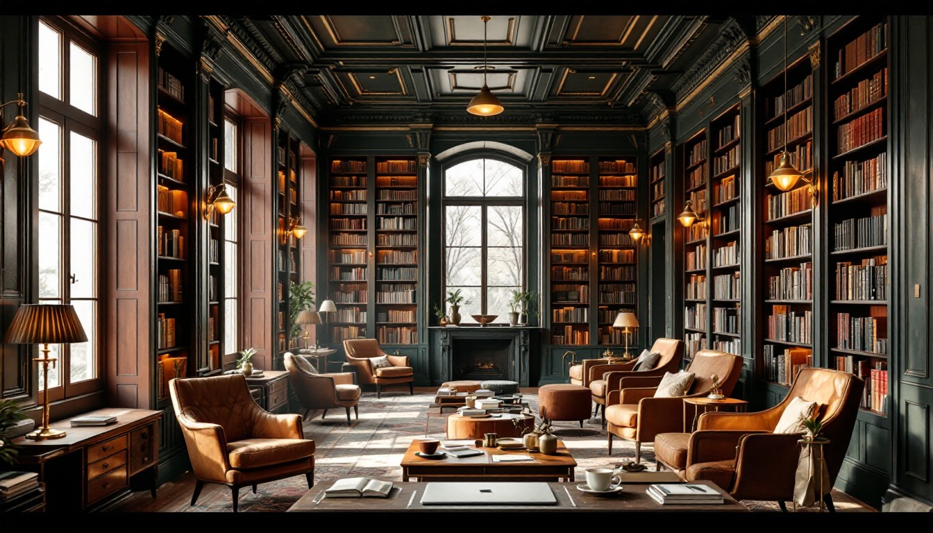 Free Luxurious Library Haven Image - Library, Books, Mahogany ...