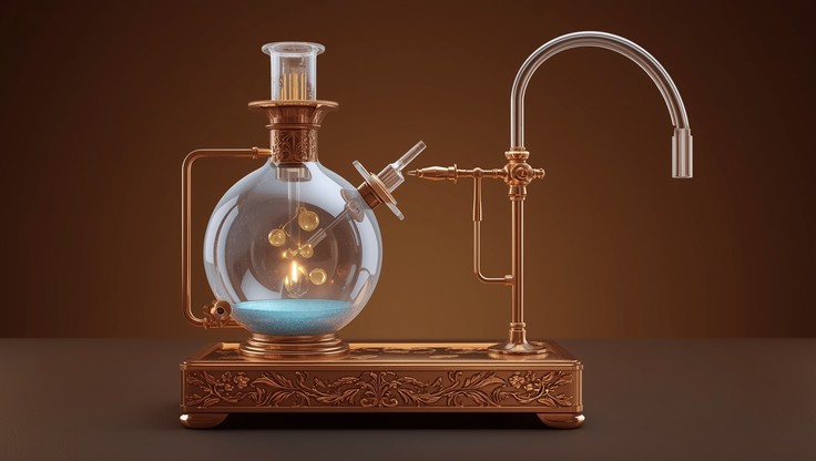 Free Alchemist Copper Apparatus Image - Distillation, Alchemy ...