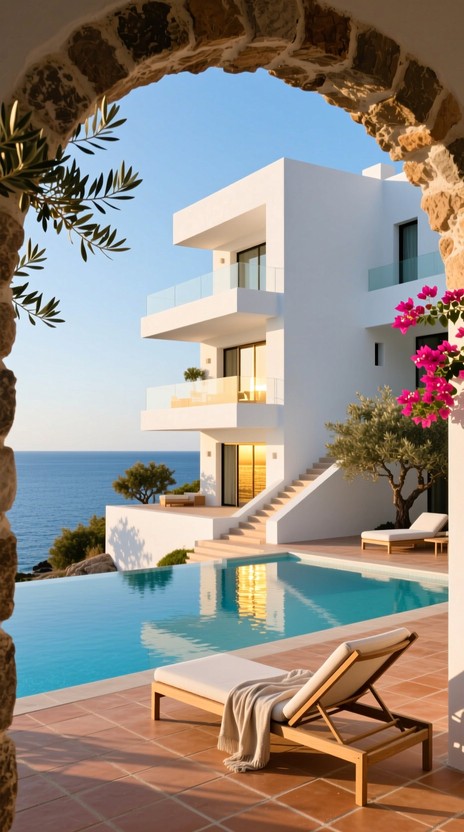 Free Mediterranean Coastal Villa Image - Mediterranean, Villa ...