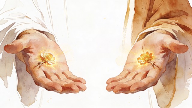 Free Sacred Hands Offering Image - Watercolor, Hands, Christ | Download ...