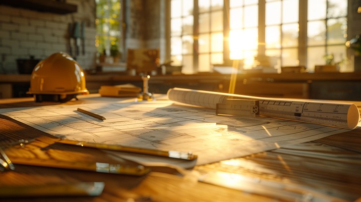 Free Architectural workspace setup Image - Architecture, Blueprint ...