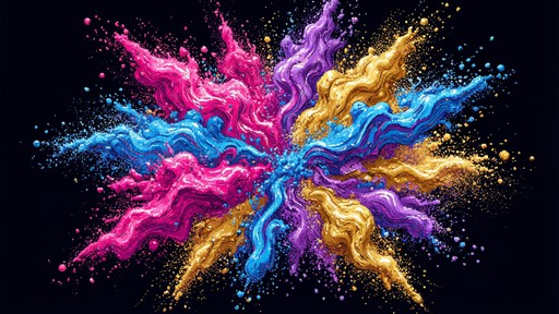 Download Colorful Pixel Explosion Image - Pixelart, Illustration ...