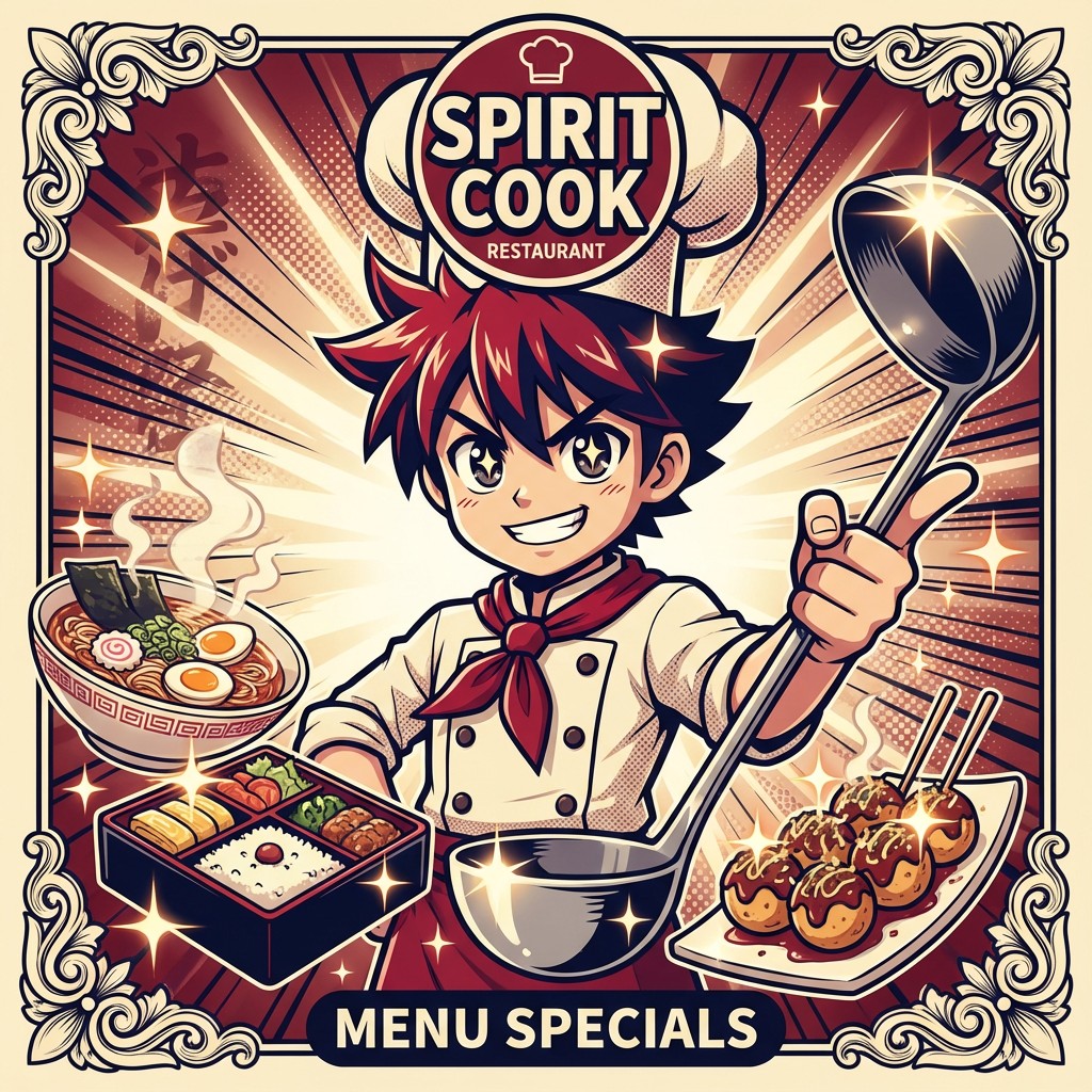 Free Anime Chef Mascot Image - Anime, Manga, Chef | Download at StockCake