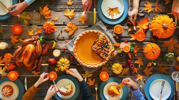 Free Thanksgiving Feast Spread Image - Thanksgiving, Autumn, Pie ...