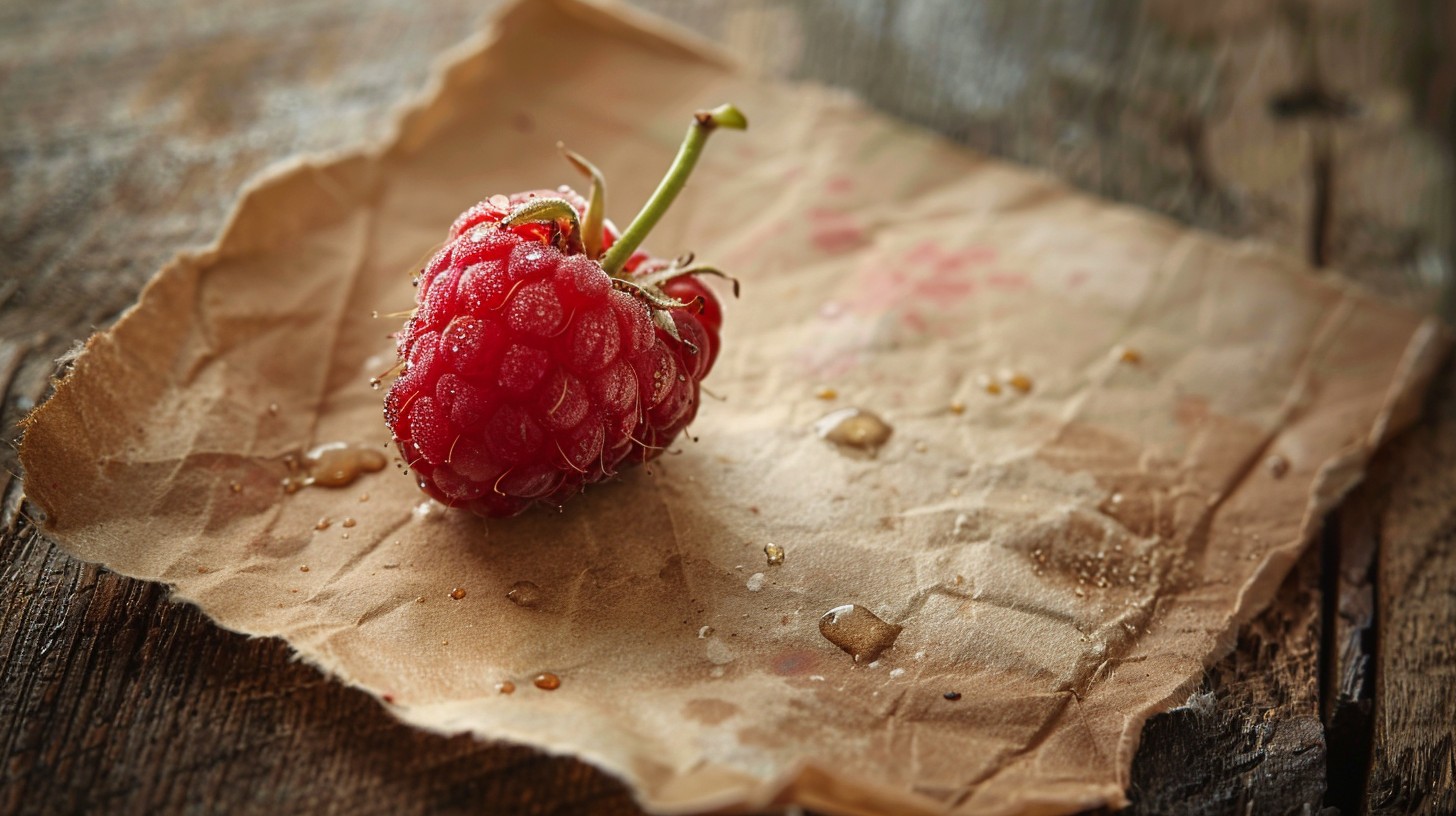 Free Single Fresh Raspberry Image - Raspberry, Fruit, Parchment ...