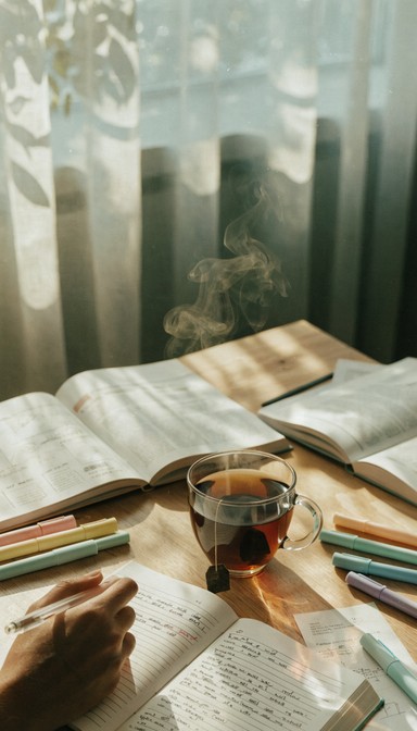 Study Relaxing Free Cozy Study Session Image - Studying, Notebook, Learning | Download ...