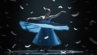 Free Blue Ballet Magic Image - Ballerina, Dancer, Woman | Download at ...