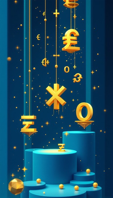 Free Floating Financial Symbols Image - Financial, Digital, Currency ...