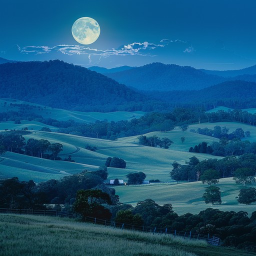 Moon Light Countryside Free Moonlit Countryside Tranquility Image - Moon, Countryside ...