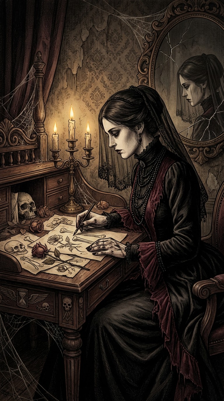 Free Gothic Mourning Study Image - Victorian, Gothic, Mourning ...