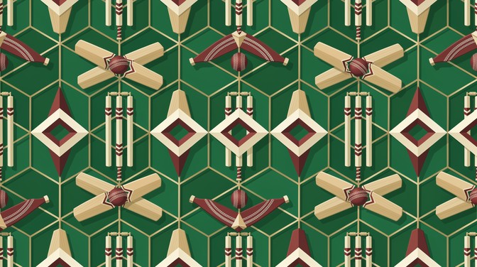 Free Cricket Geometric Pattern Image - Pattern, Geometric, Cricket ...
