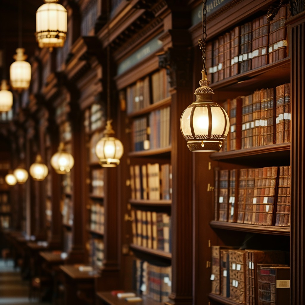Free Elegant Library Interior Image - Library, Books, Shelves ...