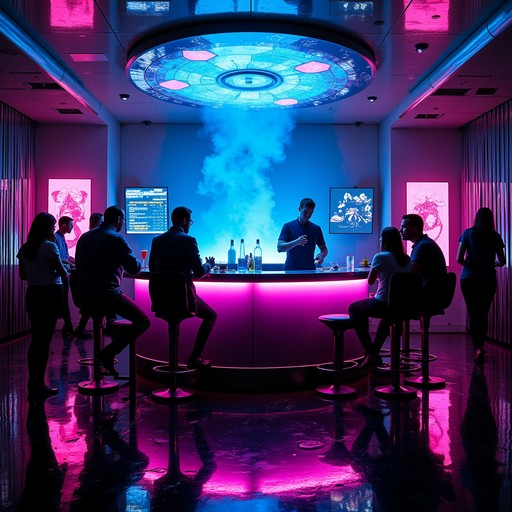 Ciber Bar Free Cyber Cowboy Saloon Image - Cyberpunk, Western, Saloon | Download ...