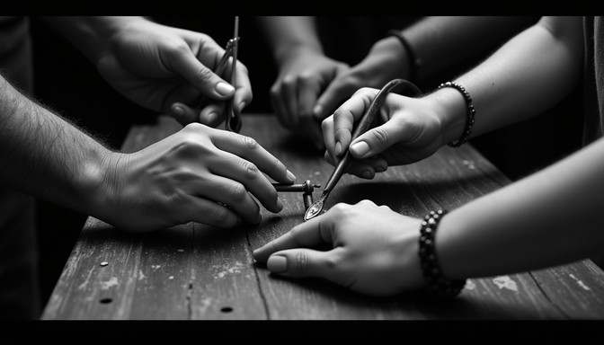 Free Craftsmanship in Motion Image - Craftsmanship, Hands, Monochrome ...