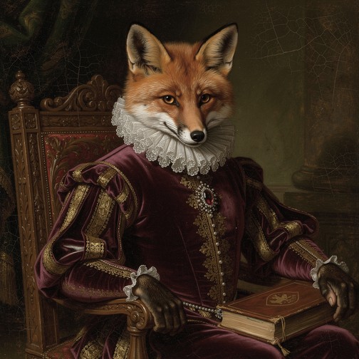 Free Noble Fox Portrait Image - Fox, Renaissance, Portrait | Download ...