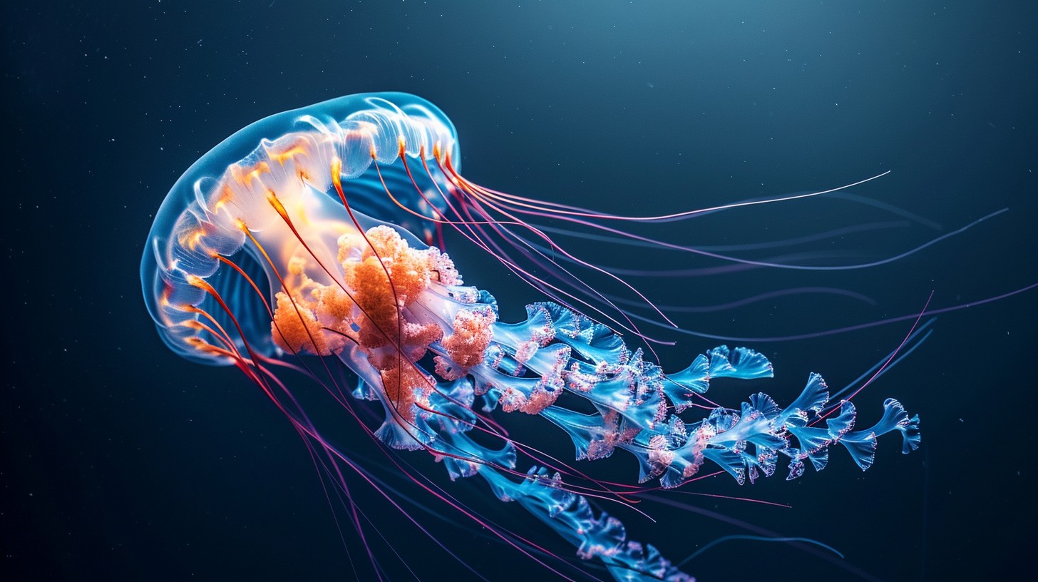 Free Glowing Jellyfish Underwater Image - Jellyfish, Ocean ...