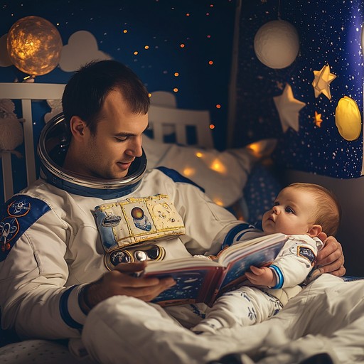 Free Astronaut Reading Story Image - Astronaut, Baby, Reading ...