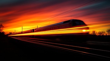Free Sunset Train Ride Image - Sunset, Train, Travel | Download at ...