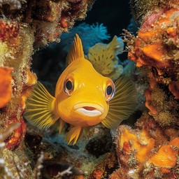 Curious Yellow Color Free Curious yellow fish Image - Yellow, Fish, Coral | Download at ...