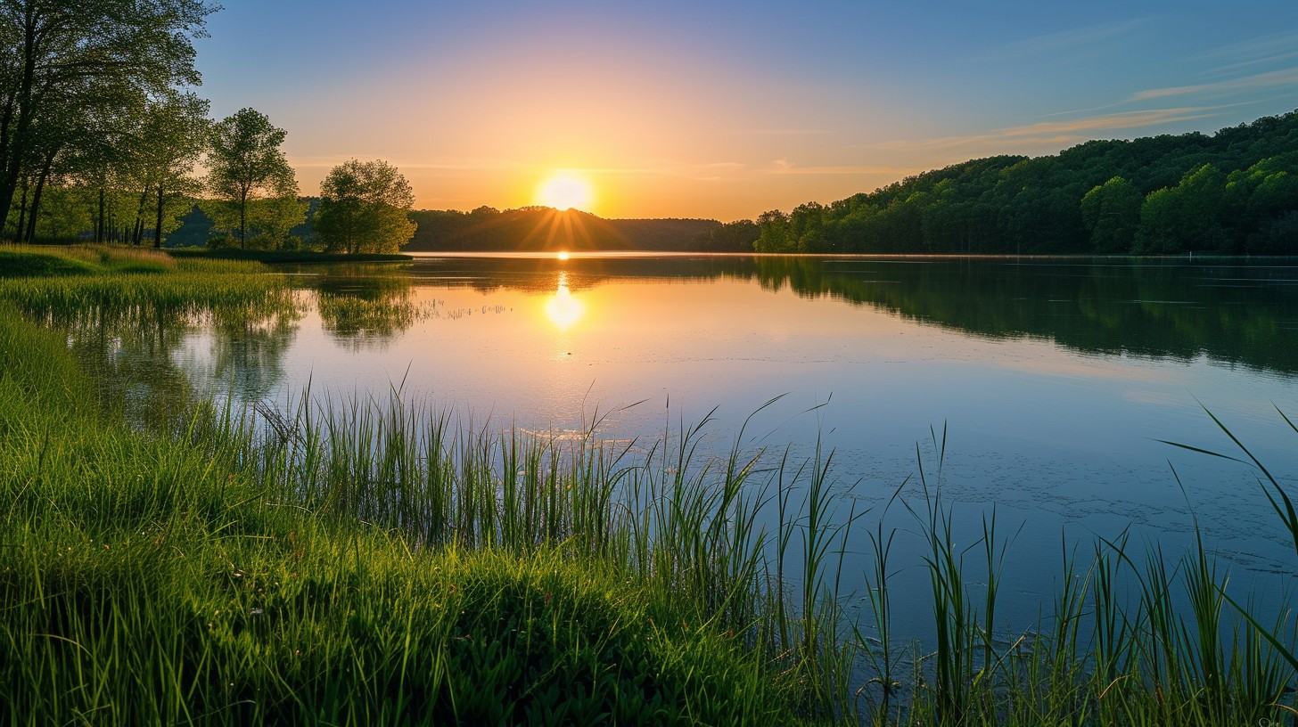 Free Tranquil Lake Sunset Image - Sunset, Lake, Tranquility | Download ...