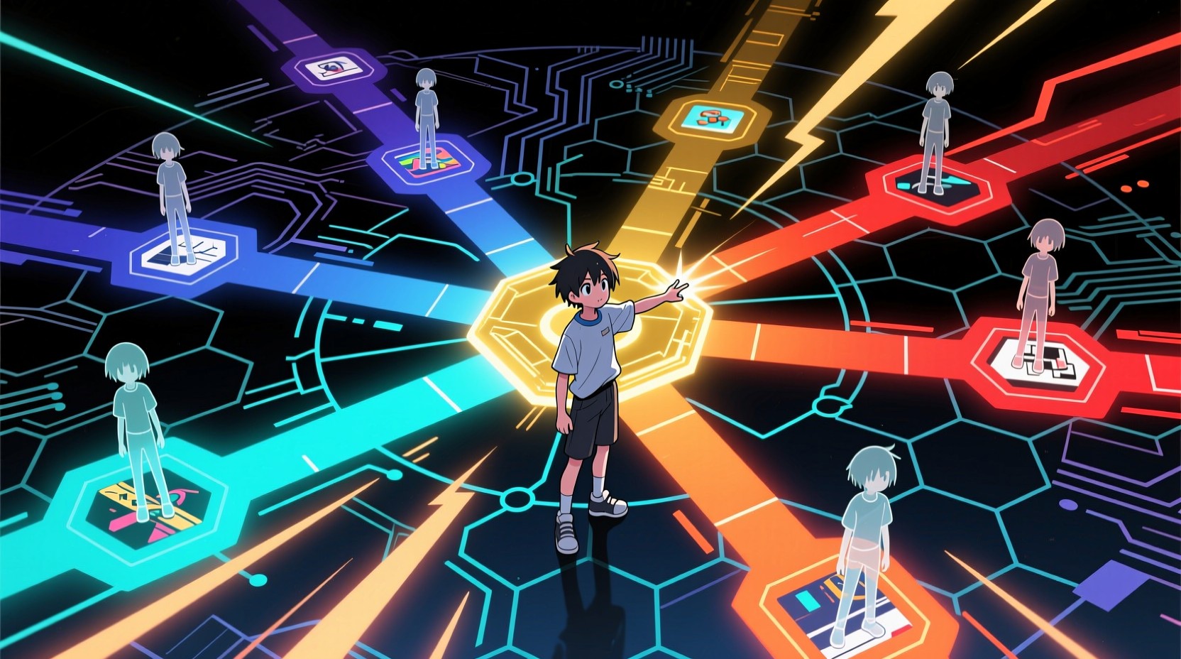 Free Choosing Future Paths Image - Anime, Manga, Cyberpunk | Download ...