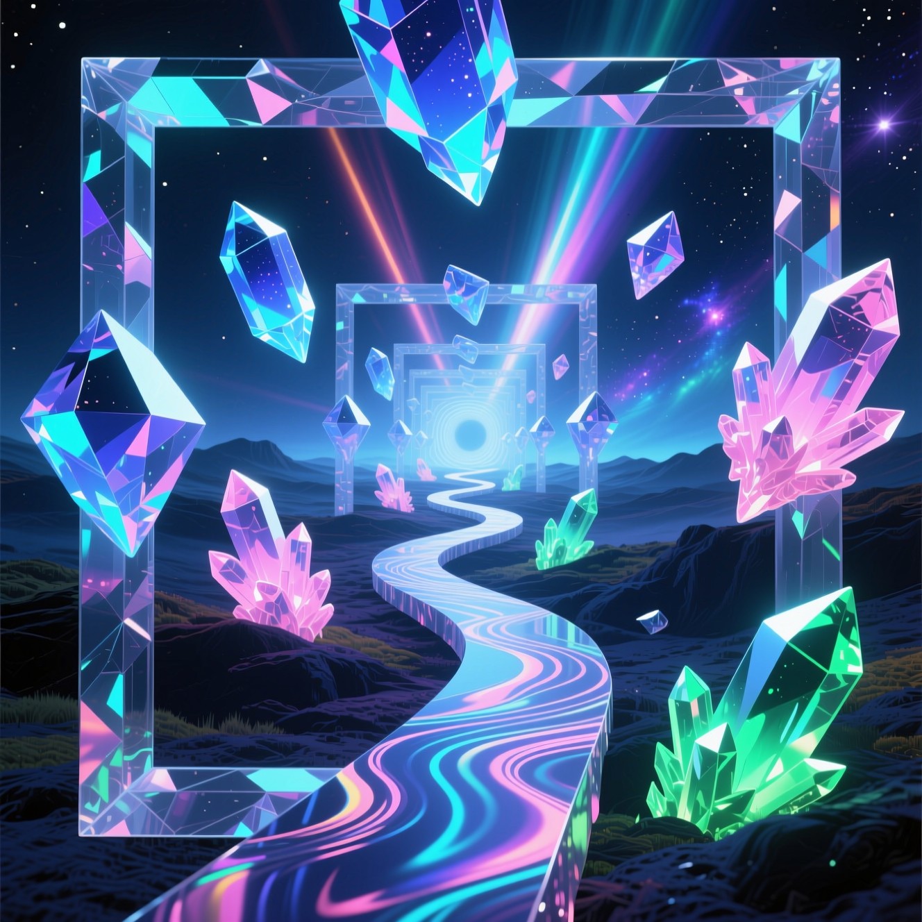 Free Mystical Crystal Path Photo - Crystals, Fantasy, Surreal ...