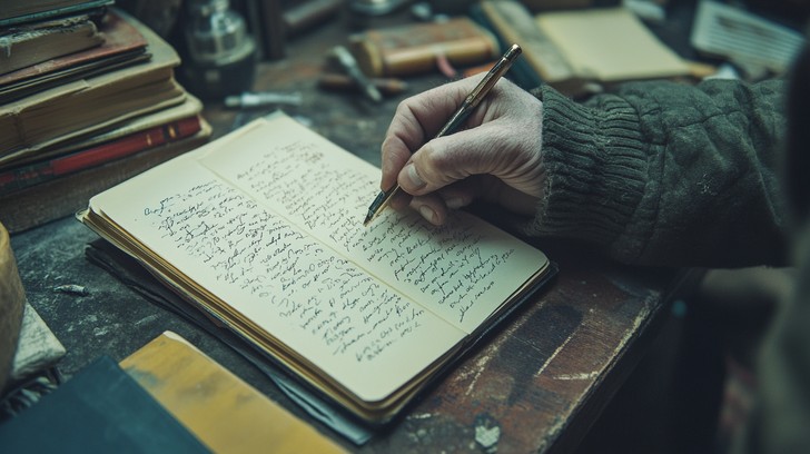 Free Writing amid books Image - Writing, Books, Notebook | Download at ...