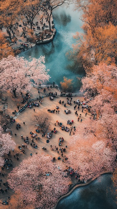 Free Cherry Blossom Festival Image - Aerial, Festival, Cherry ...