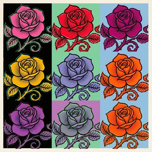 Pot Art Roses Free Pop Art Roses Image - Rose, Pop, Art | Download at StockCake