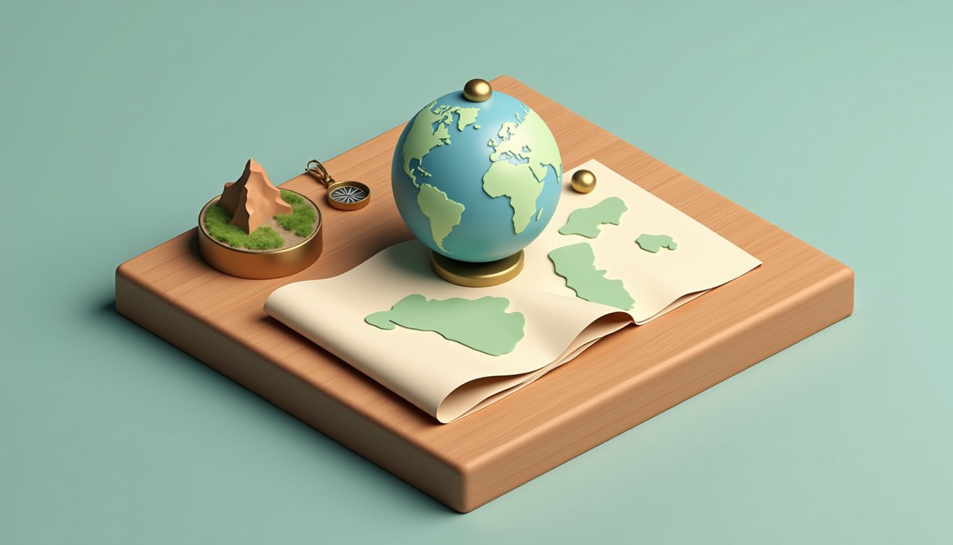 Free Geography Explorer's Desk Image - Geography, Globe, Maps ...
