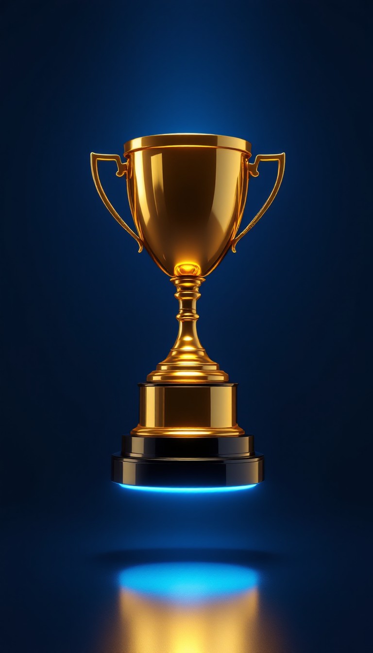Free Floating Golden Trophy Image - Trophy, Golden, Floating | Download ...