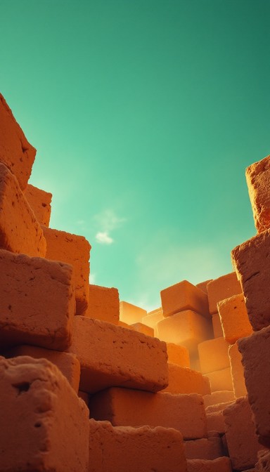 Free Stacked sand bricks Image - Bricks, Warehouse, Stacked | Download ...