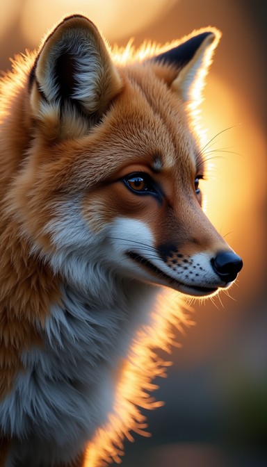 Free Glowing Fox Portrait Image - Fox, Wildlife, Nature | Download at ...