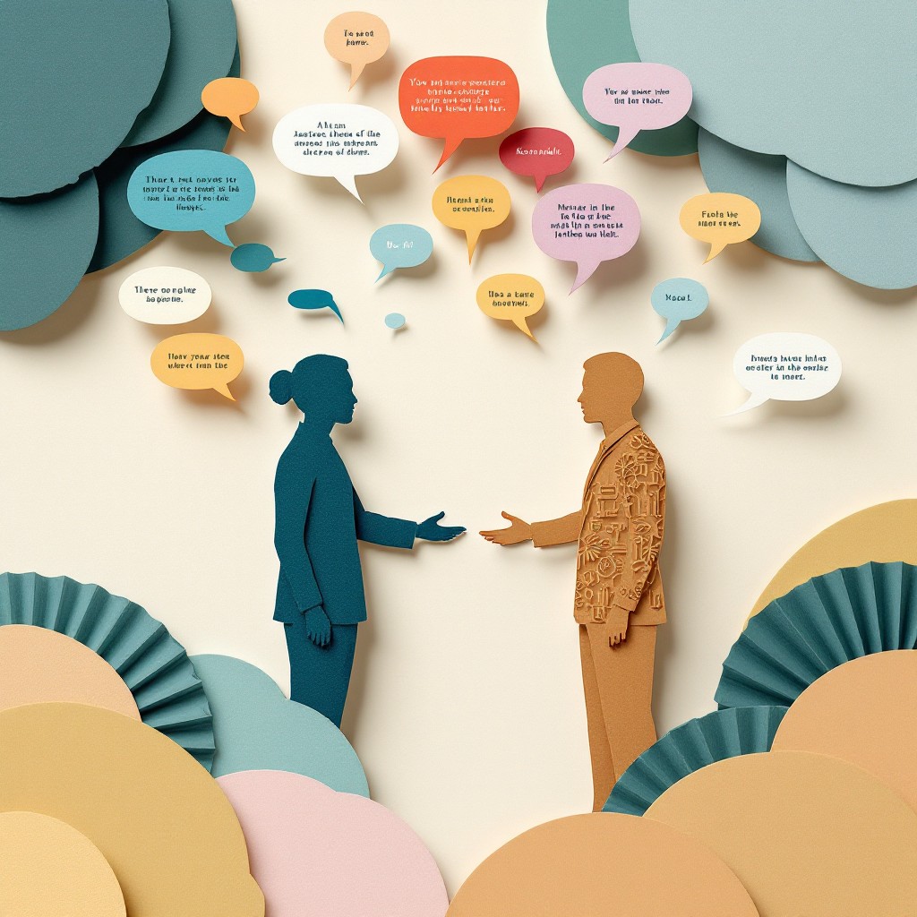 Free Language Bridge Art Image - Interpreter, Translation, Papercraft ...