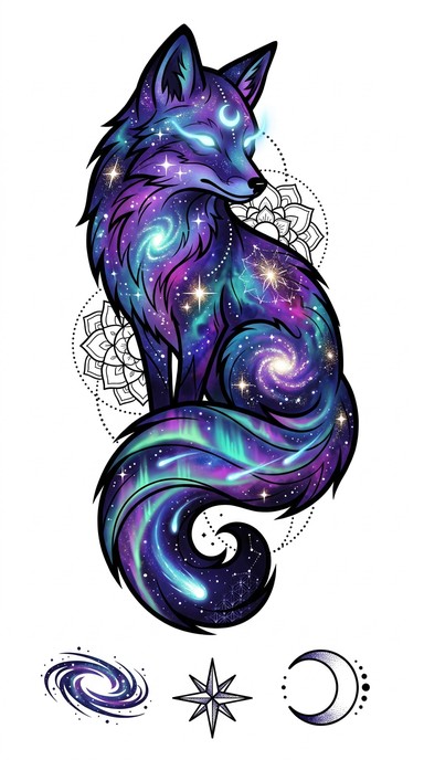 Free Gothic Fox Spirit Image - Gothic, Fox, Tattoo | Download at StockCake