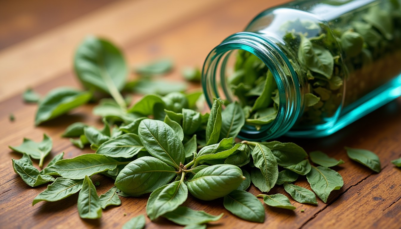 Free Fresh Basil Spill Image - Basil, Herbs, Green | Download at StockCake