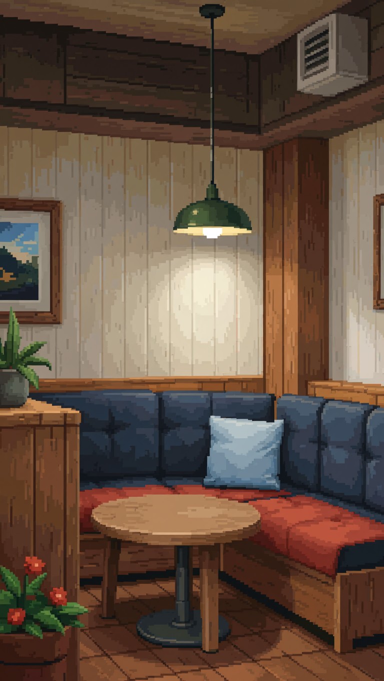 Free Cozy Pixel Lounge Image - Pixel, Seating, Cozy | Download at StockCake