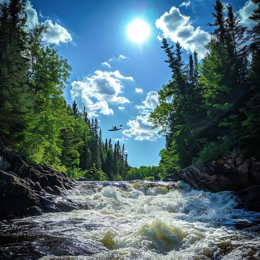 Free Wild River Adventure Photo River Forest Sun Download At