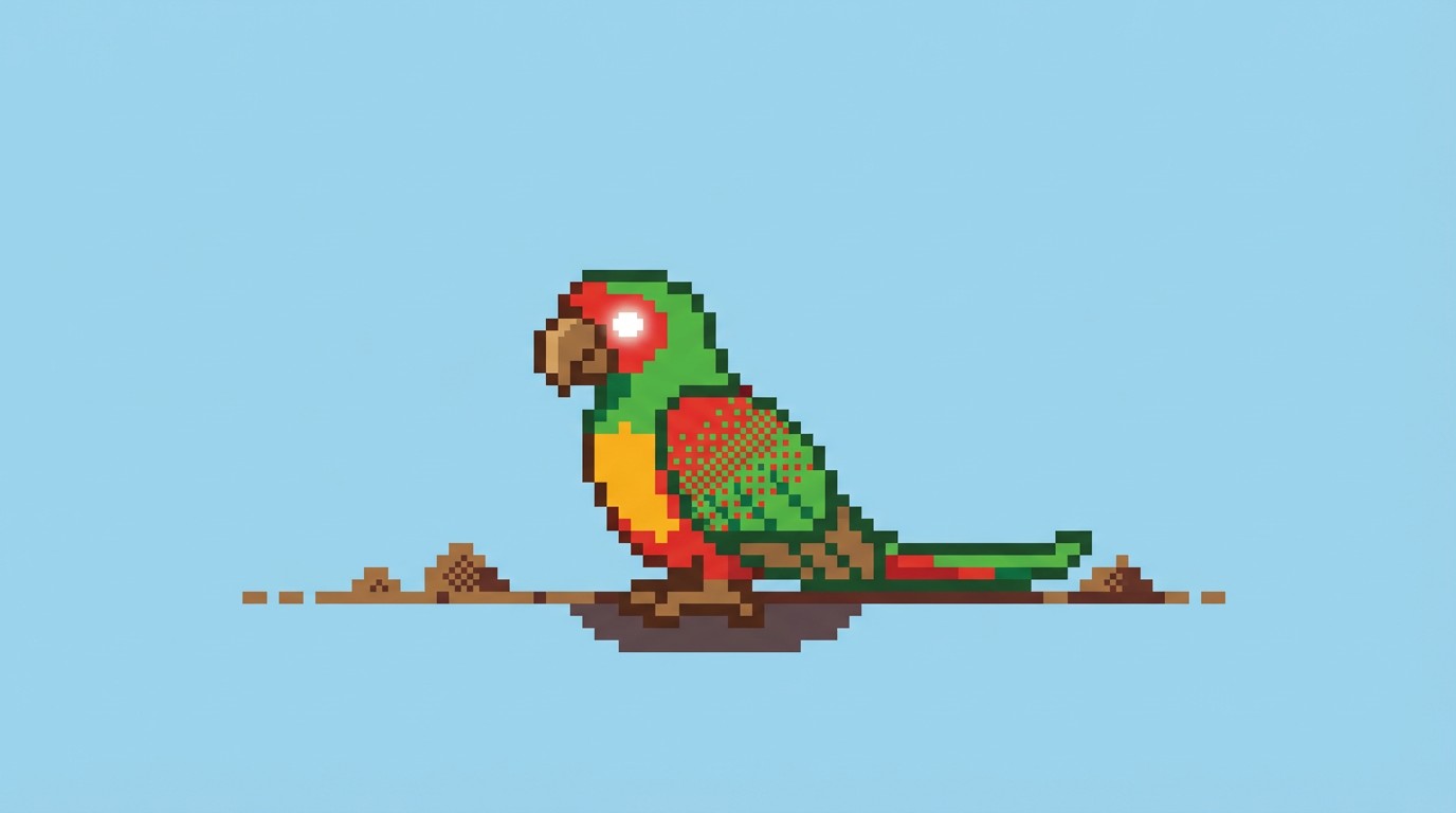 Free Peaceful Pixel Parrot Image - Parrot, Pixel, Bird | Download at ...