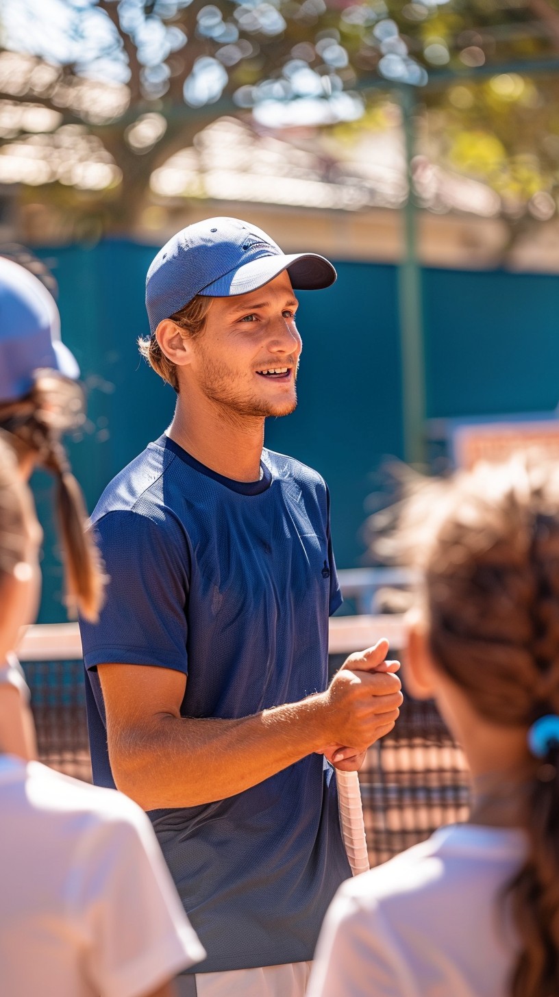 Smiling Coach Free Tennis Coach Smiling Image - Tennis, Coach, Smiling | Download at ...
