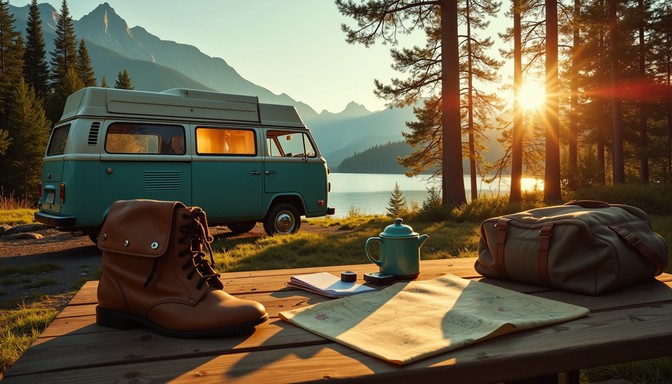 Free Lakeside Van Adventure Image - Lakeside, Camping, Van | Download ...