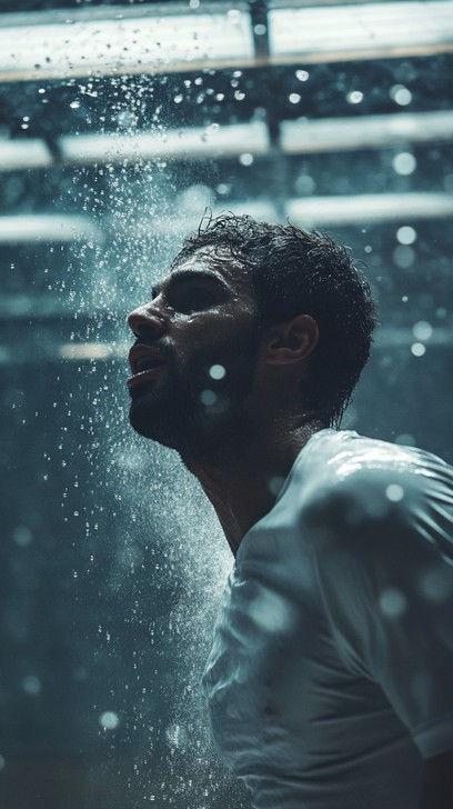 Free Man in Rain Image - Man, Rain, Water | Download at StockCake