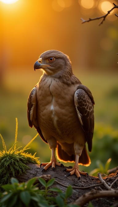 Free Golden Hour Hunter Image - Raptor, Eagle, Hawk | Download at StockCake