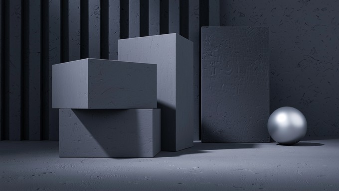 Free Geometric Gray Balance Image - 3d, Render, Minimalist | Download ...