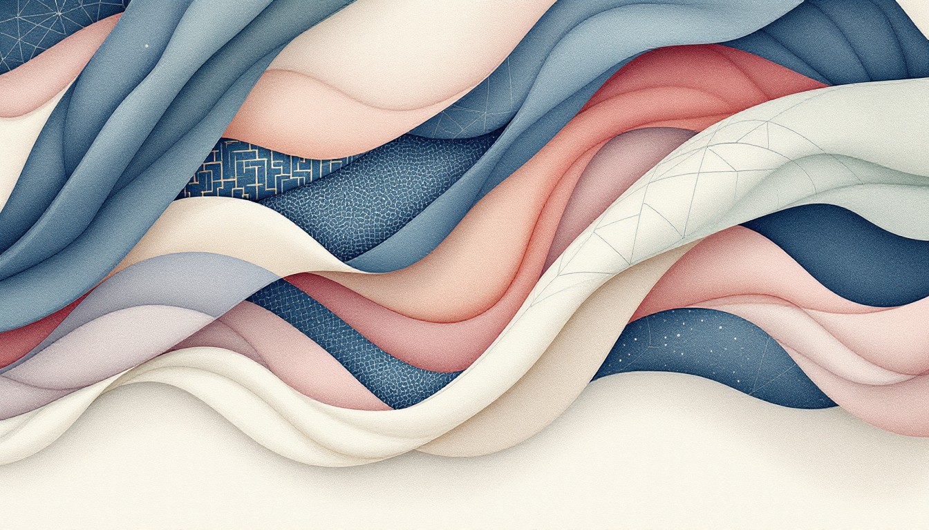 Free Flowing Fabric Waves Image - Flowing, Geometric, Abstract ...